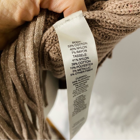 CHICO'S Sparkly Fringe Sweater - Picture 7 of 7